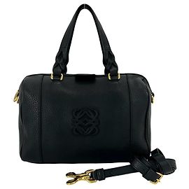 Borsa a mano 2-Way in pelle LOEWE Vintage Anagram Logo