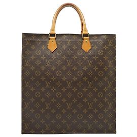 Louis Vuitton Vintage Monogram Canvas Sac Plat Tote Shopping Bag
