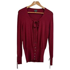 Cardigan in maglia in misto seta Fendi
