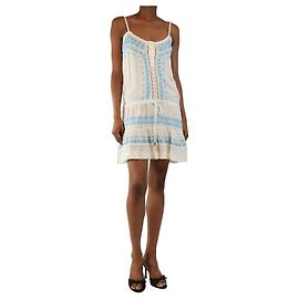 Melissa Odabash Mini abito bianco senza maniche - size XS