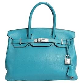 Hermès Birkin 30 azul 2014