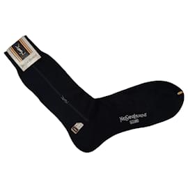 Yves Saint Laurent Baumwollsocken Marineblau