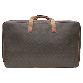 Christian Dior Borsone Monogram in PVC Marrone