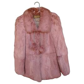 Autre Marque Giacca in pelliccia di coniglio rosa Gérard B