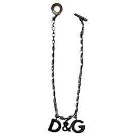Collana a catena D&G con pendente logo