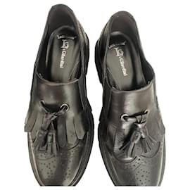 Mocassins Luca Grossi en cuir noir à glands - Autre Marque