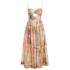 Zimmermann August Tie Front Seidenkleid