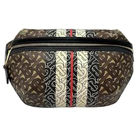 Burberry Borsa a Cintura E-canvas TB Monogram