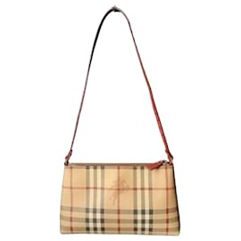 Borsa a tracolla Burberry Haymarket Check