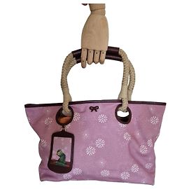 Anya Hindmarch Tote Bag Rosa mit Blumenmuster