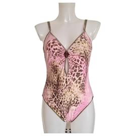 Autre Marque Maryan Mehlhorn Costume da bagno intero stampa leopardata