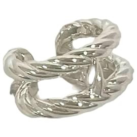 Anello Hermes Area Band in Argento Sterling 925 - Hermès
