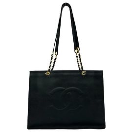 Borsa a spalla Chanel in pelle Caviar