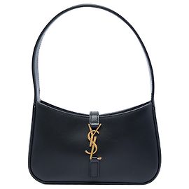 Saint Laurent Black Mini Smooth Calfskin Le 5 a 7