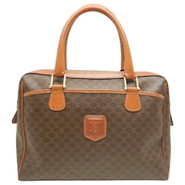 Céline Borsa Celine Brown Macadam Coated Canvas