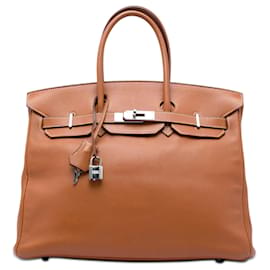 Hermès Brown Tadelakt Birkin Retourne 35