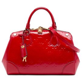 Louis Vuitton Red Monogram Vernis Santa Monica