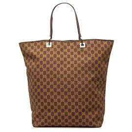 Tote Gucci in tela GG marrone