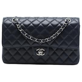 Chanel Purple Medium Classic Caviar Double Flap