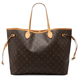 Louis Vuitton Brown Monogram Neverfull GM