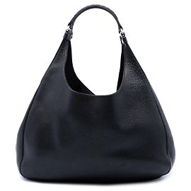 Bottega Veneta Borsa Hobo Campana Grande in Pelle Nera