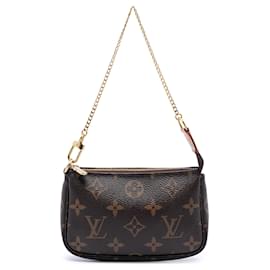 Louis Vuitton Brown Monogram Mini Pochette Accessoires