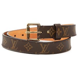 Cinturón Louis Vuitton Brown Monogram Ellipse