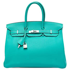 Hermès Blue Togo Birkin Retourne 35