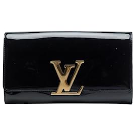 Clutch Louis Vuitton Louise in Vernis Nero