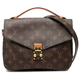 Louis Vuitton Brown Monogram Pochette Metis