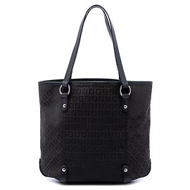 Borsa Tote Fendi in tela Zucchino marrone