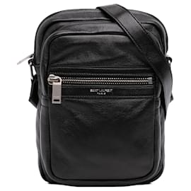 Borsa a tracolla Sid in pelle nera Saint Laurent