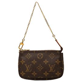 Louis Vuitton Brown Monogram Mini Pochette Accessoires