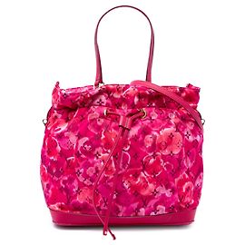 Louis Vuitton Pink Limited Edition Monogram Nylon Ikat Noefull MM