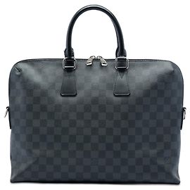 Louis Vuitton Black Damier Graphite Porte Documents Jour