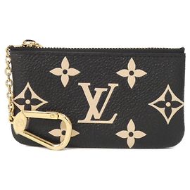 Louis Vuitton Bicolor Monogram Empreinte Pochette Cle M80885 Coin & Key Case