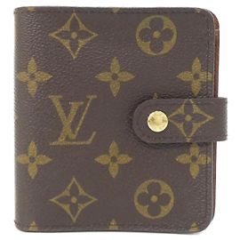 Louis Vuitton Monogram Compact Zip Wallet