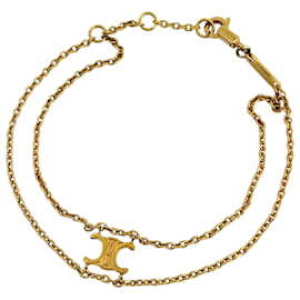 Bracciale Celine Triomphe Suspender placcato oro - Céline