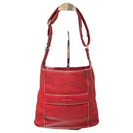 Borsa a tracolla Hermès Good News in pelle rossa