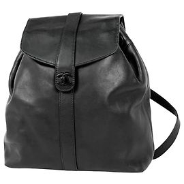 Chanel Rucksack aus schwarzem Leder