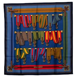 Foulard di seta Hermes Carre 90 Les Sangles - Hermès