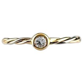 Anello Cartier Twist Band Tre Colori