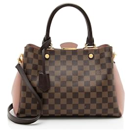 Borsa Satchel Louis Vuitton Damier Ebene Brittany