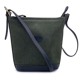 Borsa a tracolla Gucci Vintage in camoscio Interlocking