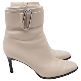 Stivaletti con tacco Alix di 3.1 Phillip Lim in pelle crema