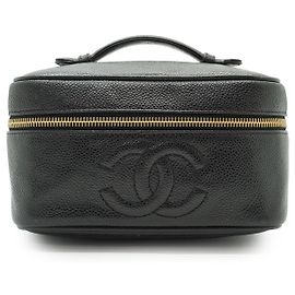 Borsa Vanity in pelle vintage Chanel