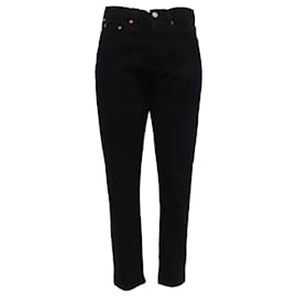 Vaqueros Levi's Slim-Fit Cropped en algodón negro