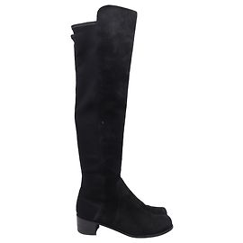 Botas por encima de la rodilla Stuart Weitzman Reserve en ante negro