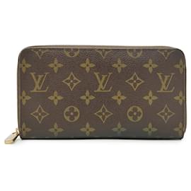 Portafoglio in tela Louis Vuitton Zippy
