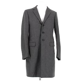 Dior Grauer Wollmantel